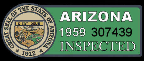 Modal Additional Images for 1959 Arizona Inspection Sticker